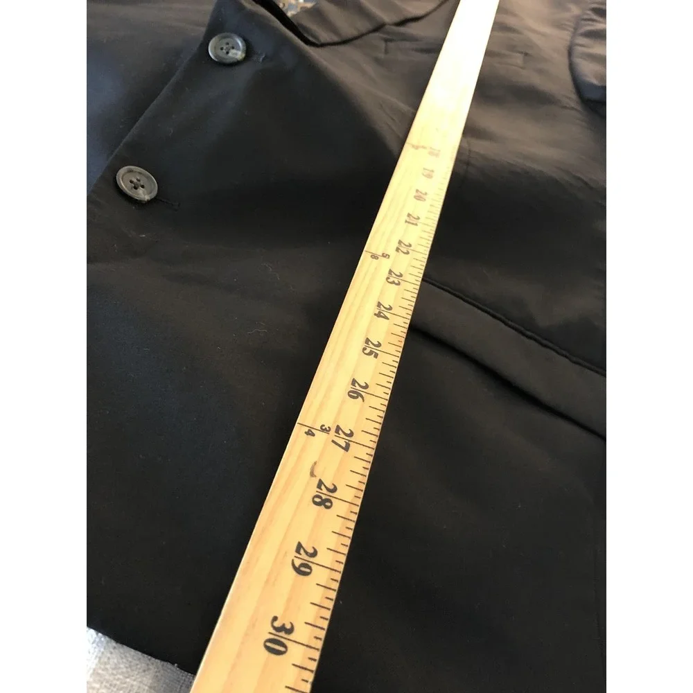 Chaps Blazer Sport Coat Mens 44R Black Suit Coat Jacket Career Casual Classic